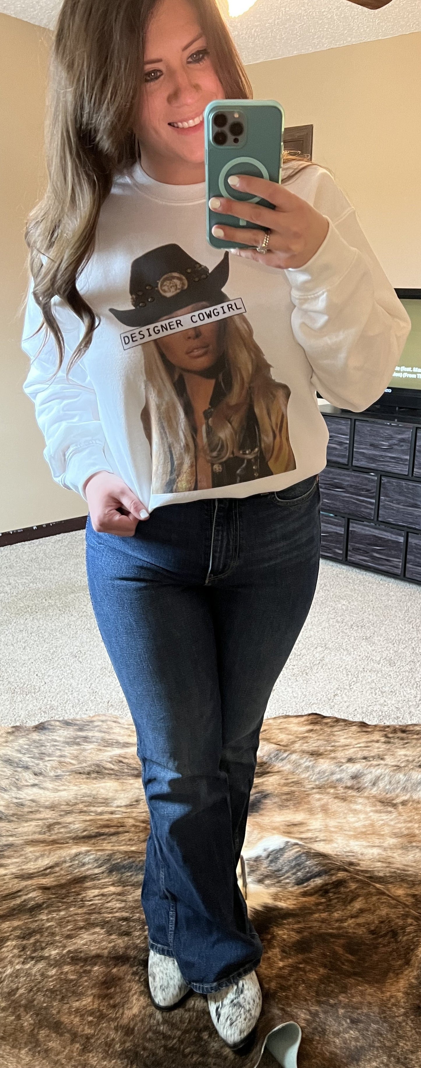 Designer Cowgirl Sweatshirt