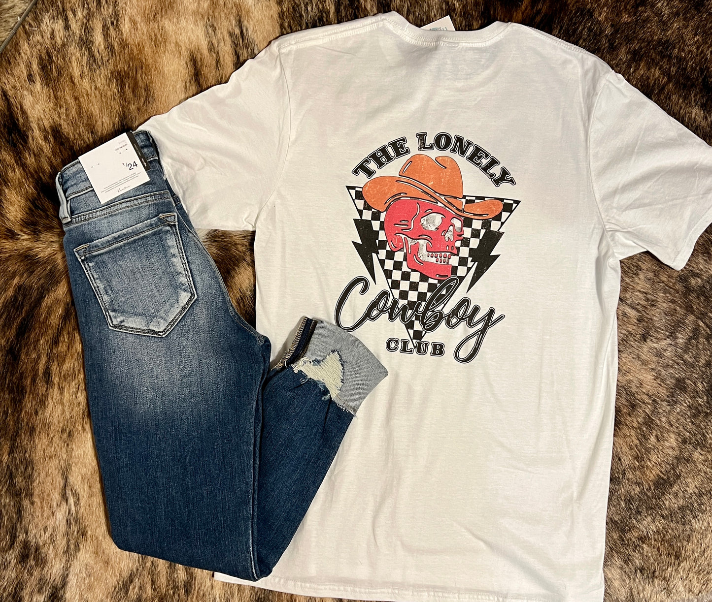 Lonely Cowboy Club graphic tee